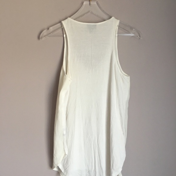 Beaded target Mossimo white tank top oversized - Picture 5 of 6